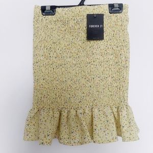 7/$25 Forever 21 smocked skirt XS
